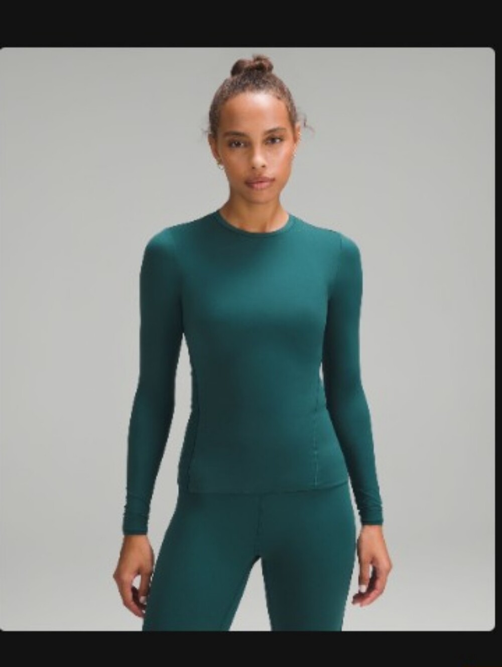 Lululemon Wundermost Ultra-Soft Crewneck Long-Sleeve Shirt - Storm Teal